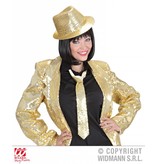 Gangsterhoed pailletten goud