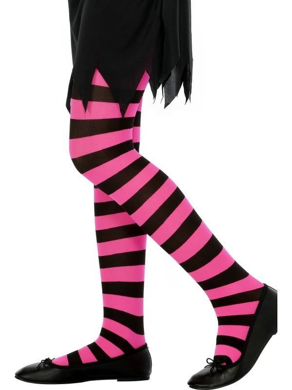 Belastingbetaler geest lijn Panty kind zwart/roze | Discokleding.com
