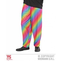 Baggy broek 80's regenboog