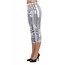 Legging pailletten stretch zilver