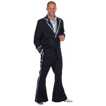 Bling bling kostuum zwart Elite