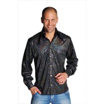 Blouse pailletten zwart elite