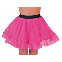 Petticoat kort roze met brede elastiek