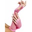 Visnet handschoenen hot pink