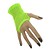 Nethandschoen kort vingerloos fluor groen
