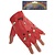 Punk handschoenen rood
