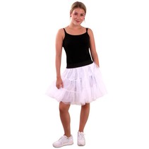 Petticoat wit 3-laags volwassenen