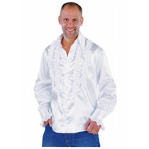 Ruches blouse wit populair