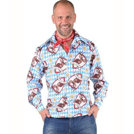 Alm Hirsch Oktoberfest blouse man