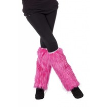 PLUCHE beenwarmers neon pink