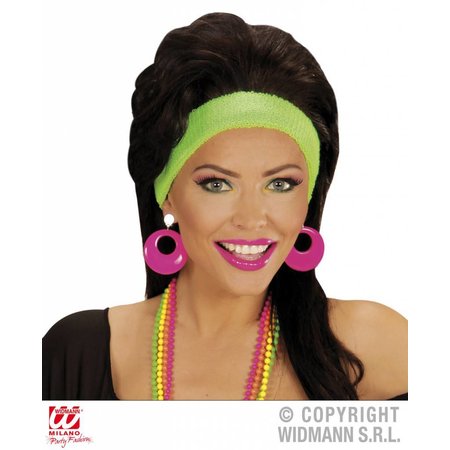 Oorbellen neon roze