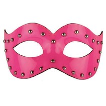 Oogmasker fluor roze