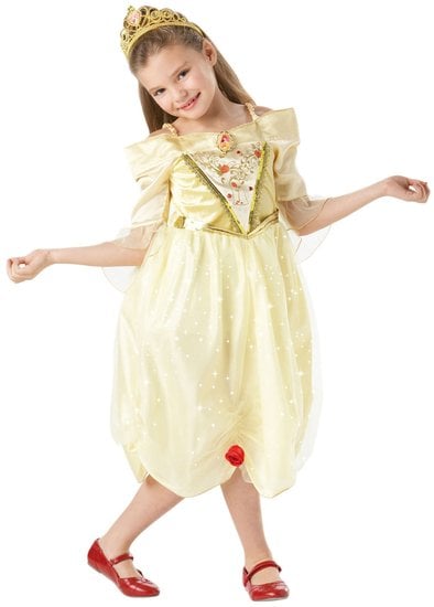 Belle sparkle disney jurk | Prinsessenjurk.com