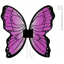 Glittervleugels vlinder 50x50cm