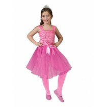 Roze Prinsessenjurk kind met strik