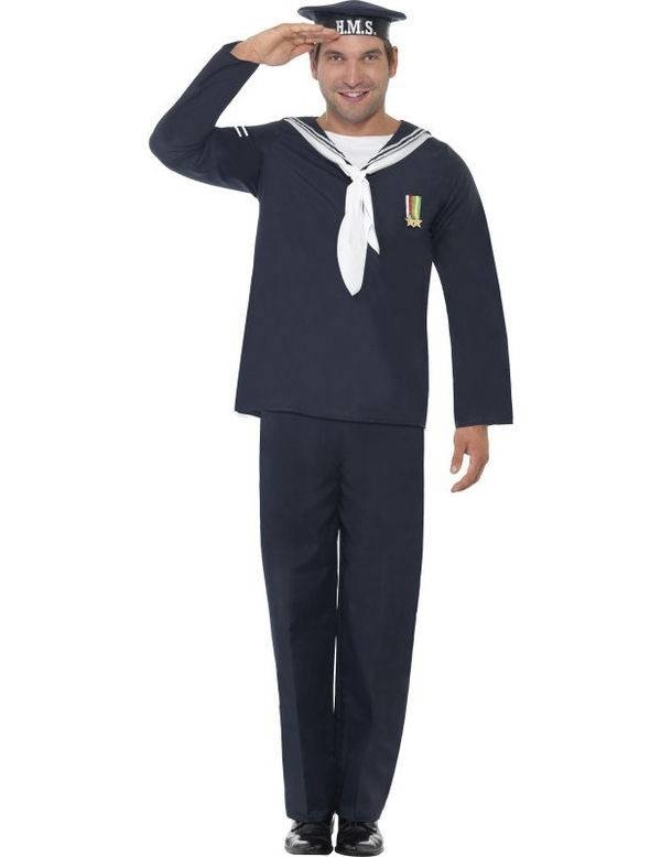Defecte huurder Pasen Marine kostuum man Henry | Topperskleding