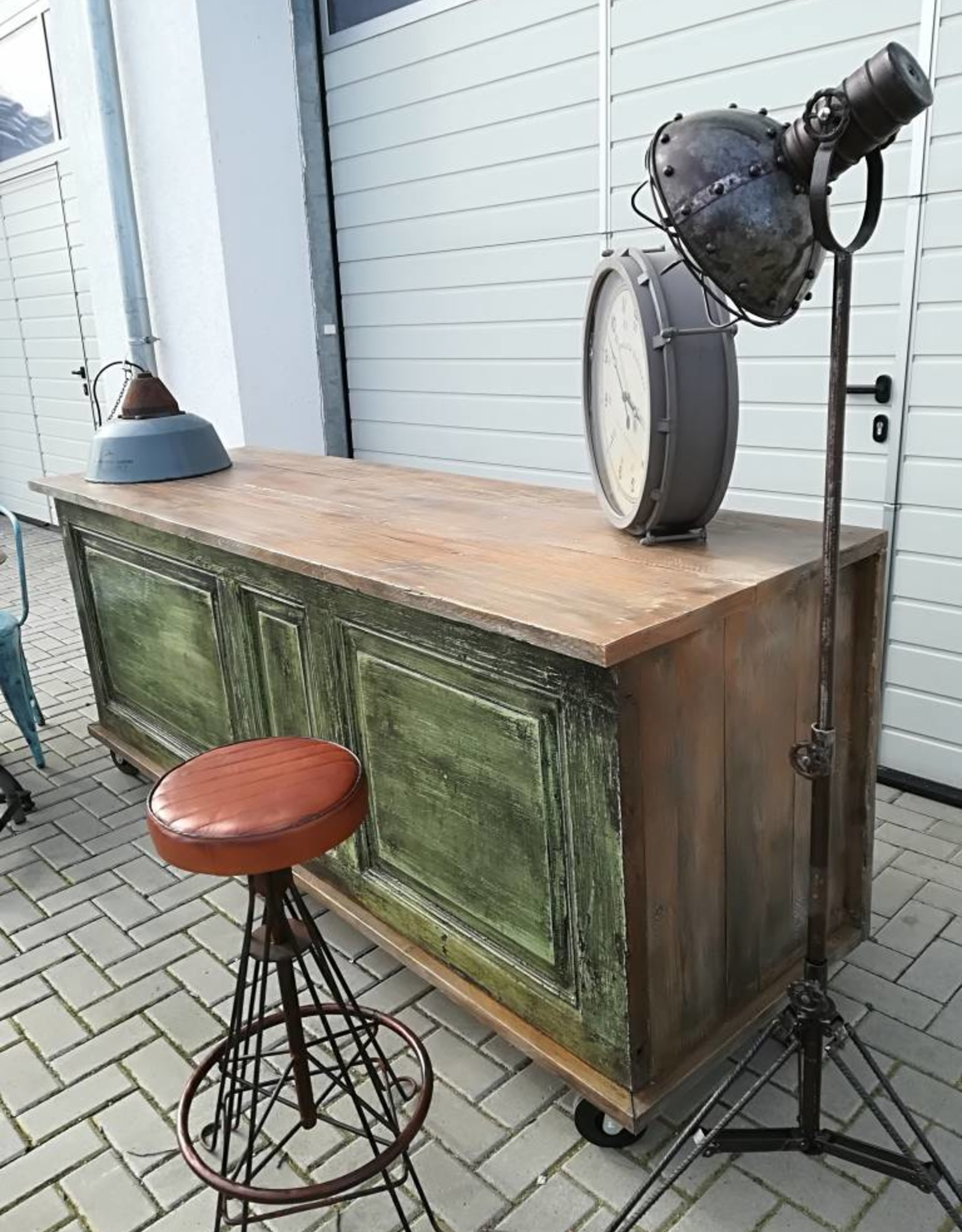 Vintage Industrial Counter