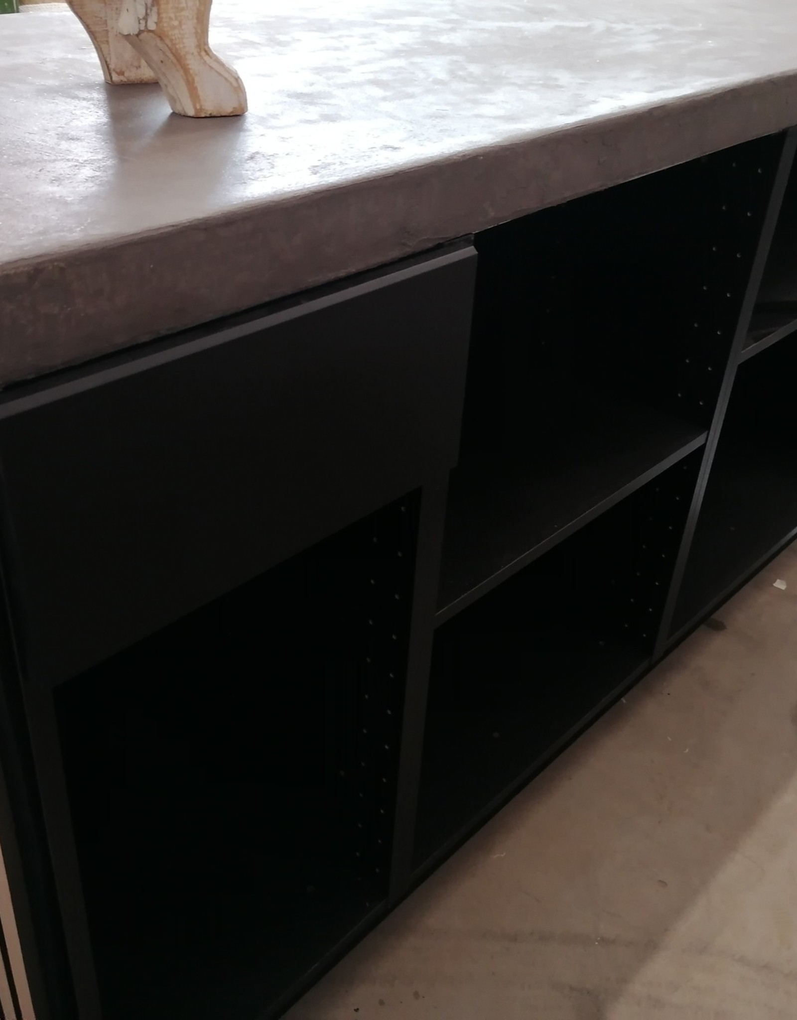 Design Theke Beton Putz / Mortex Platte