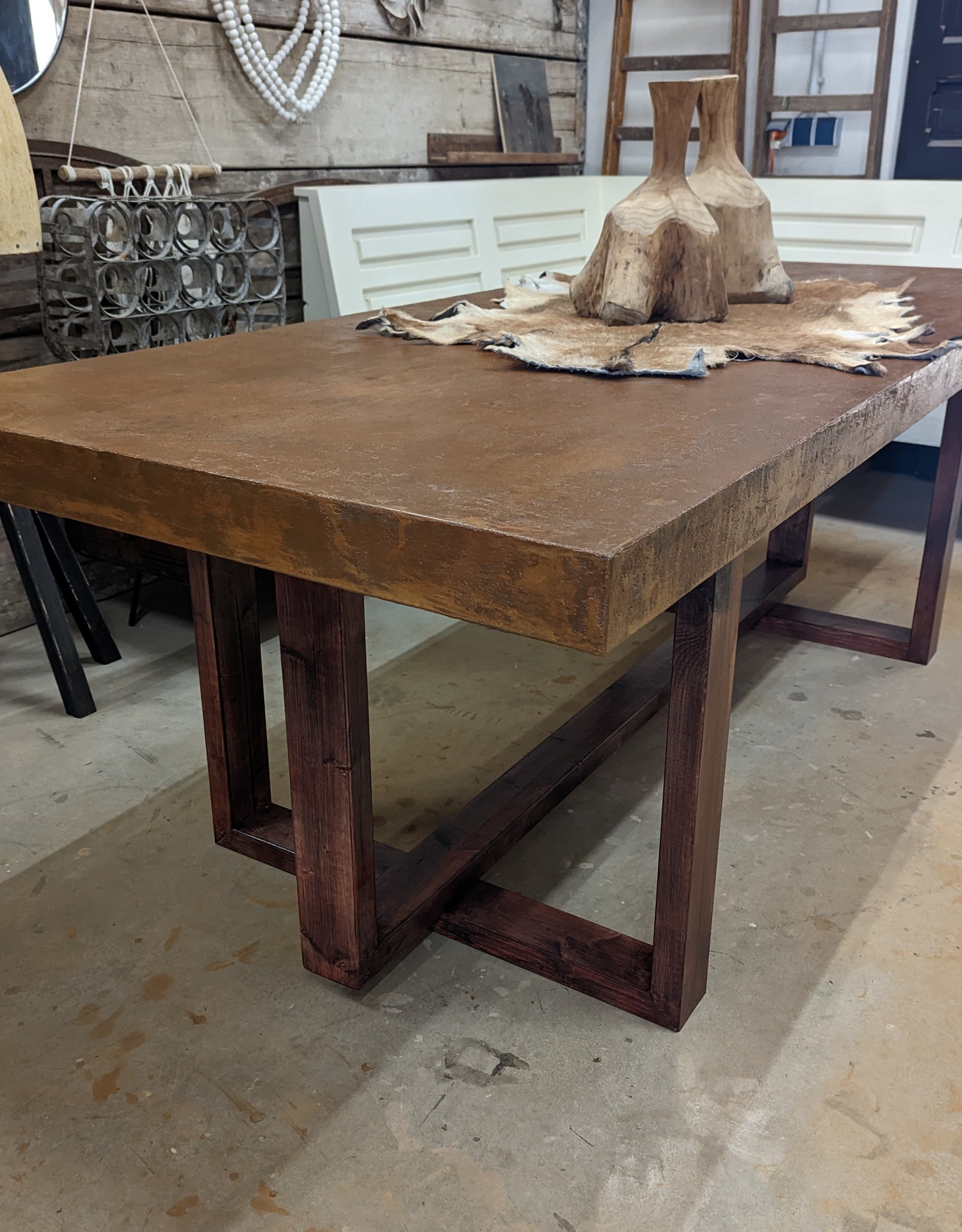 Mortex Beton Ciré Tafel, Mortex Stucwerk Roest effect