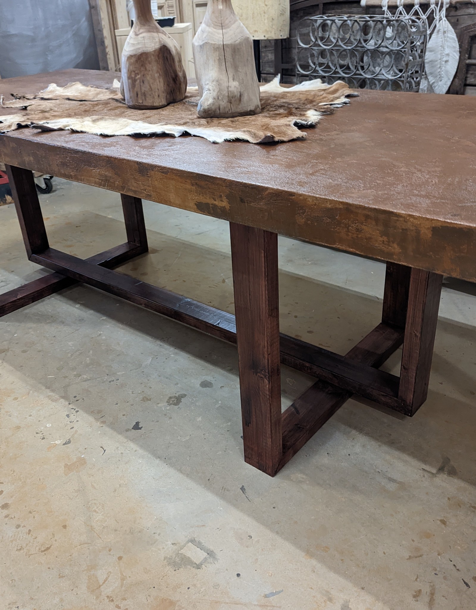 Mortex Beton Ciré Tafel, Mortex Stucwerk Roest effect