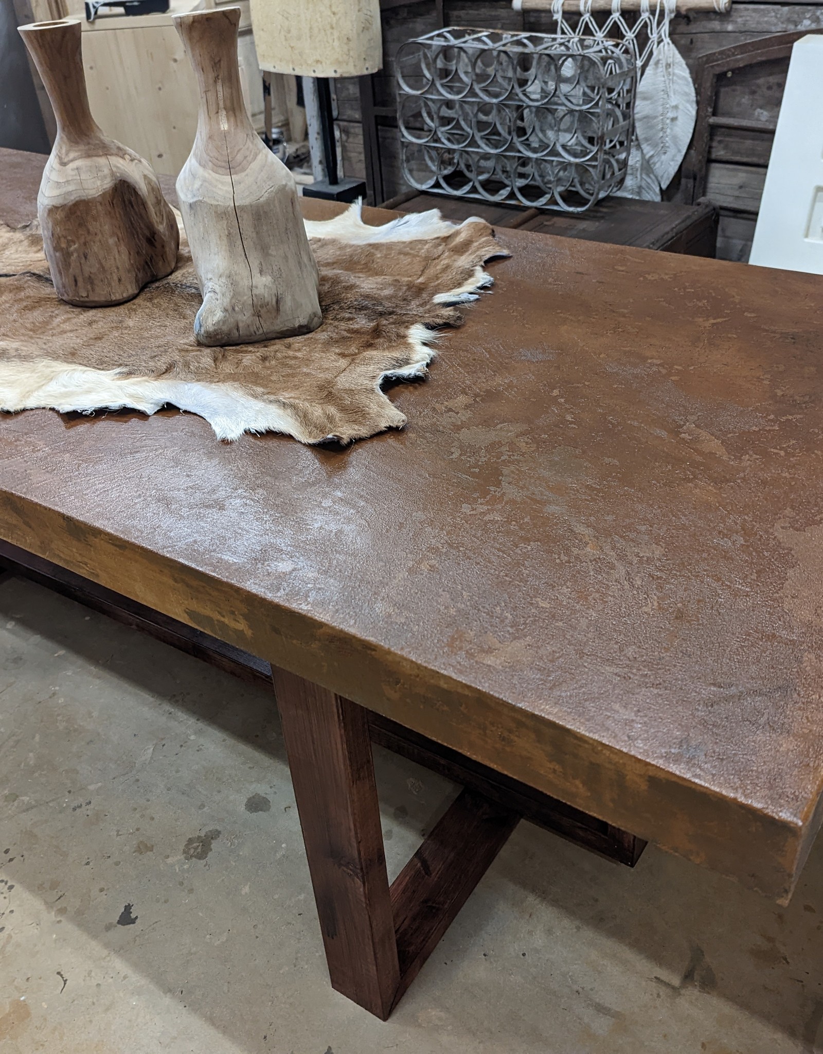 Mortex Beton Ciré Tafel, Mortex Stucwerk Roest effect