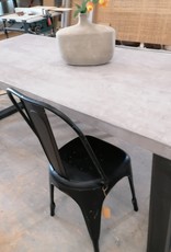 Mortex Concrete Stucco Table Metall Legs