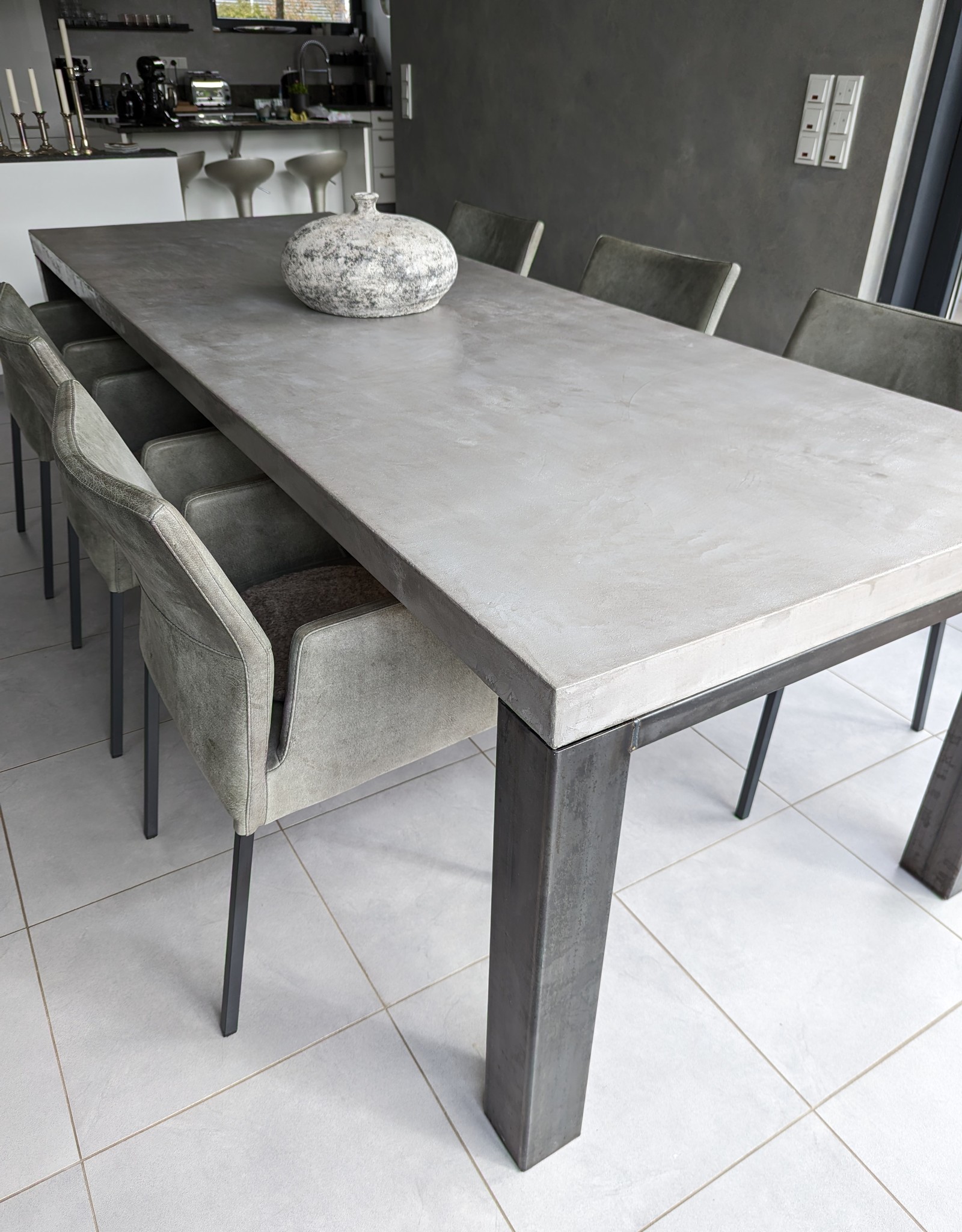 Mortex Beton - Mikrozement - Gewachster Beton Tisch