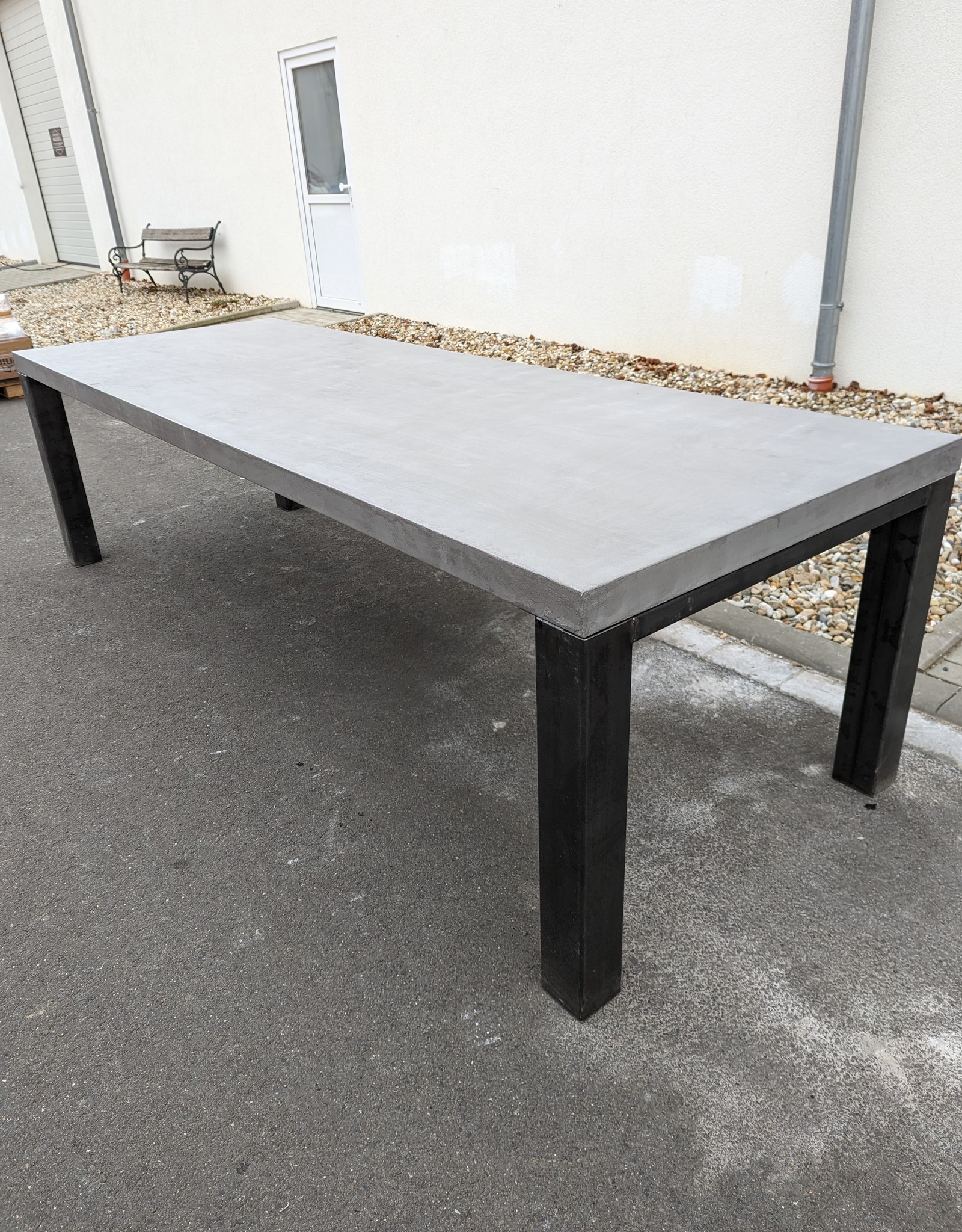 Mortex Beton Ciré Tafel, Mortex Stucwerk metalen onderstel