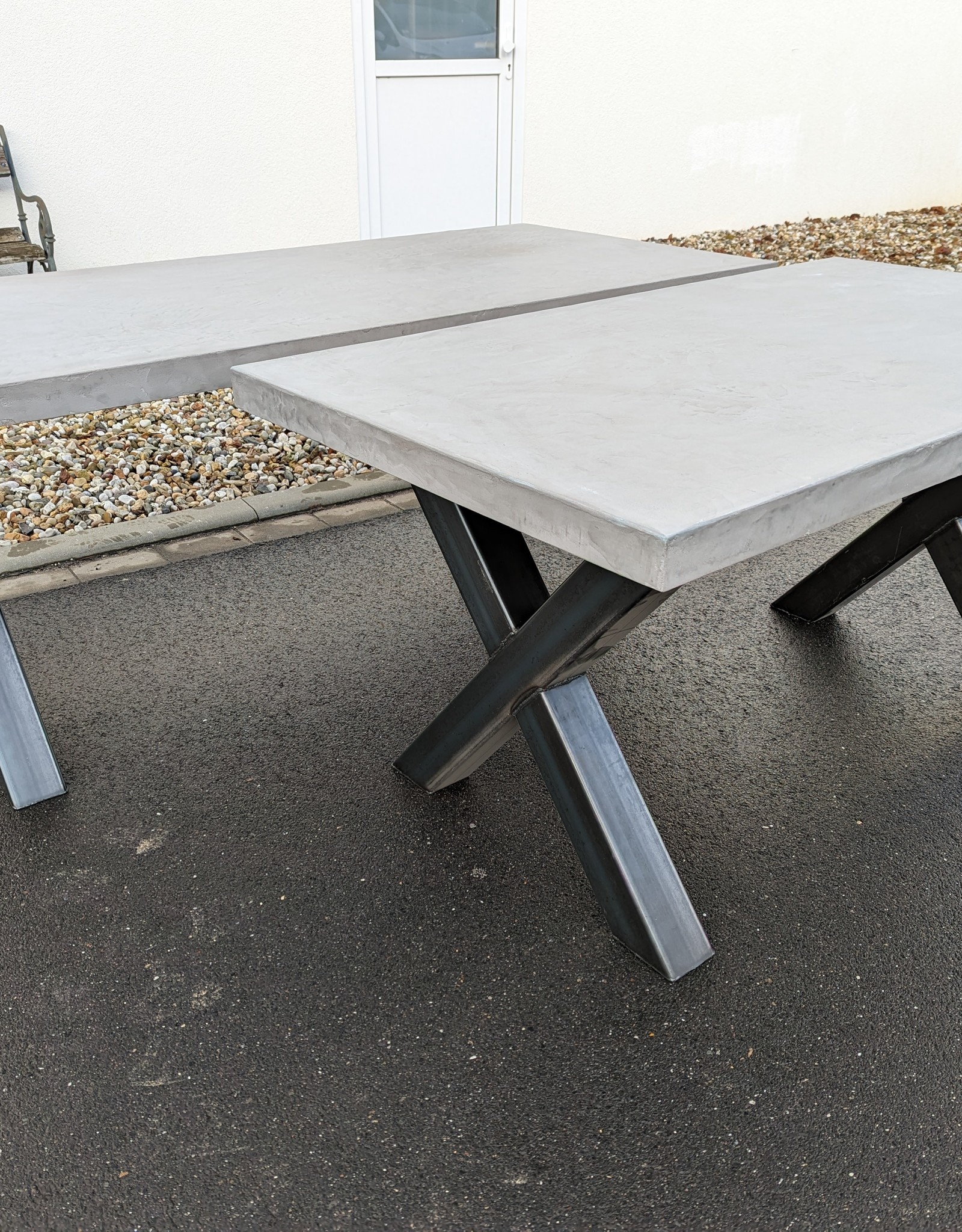 Mortex Beton - Mikrozement - Gewachster Beton Tisch