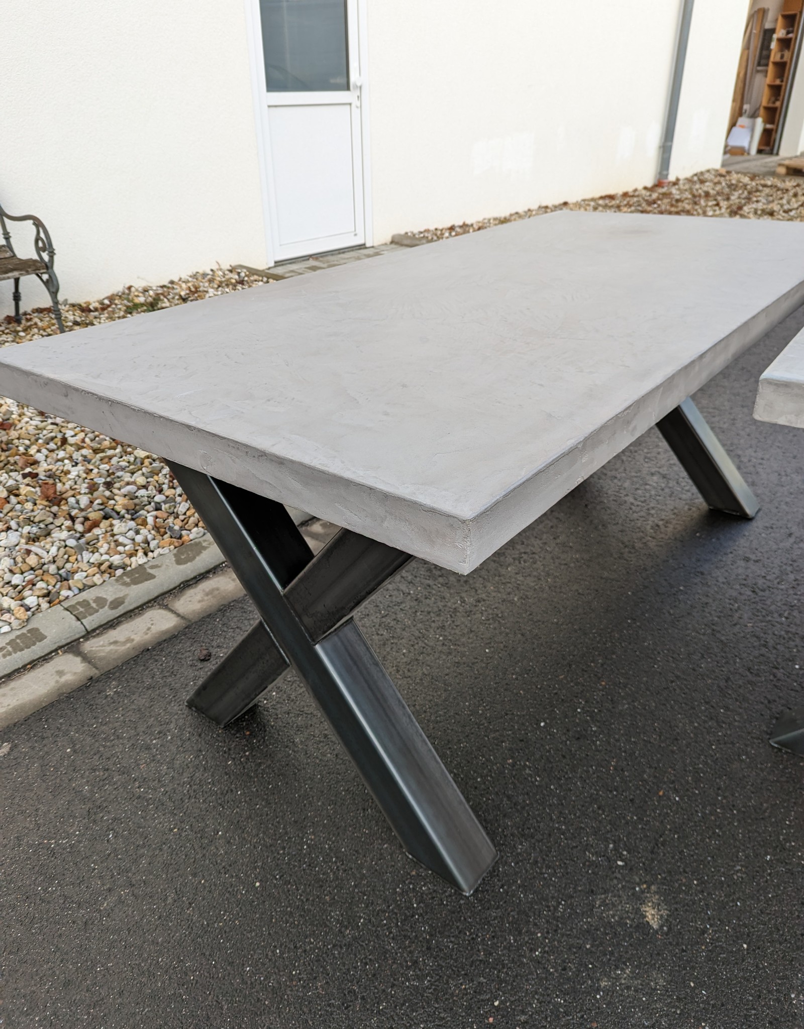 Mortex Beton - Mikrozement - Gewachster Beton Tisch