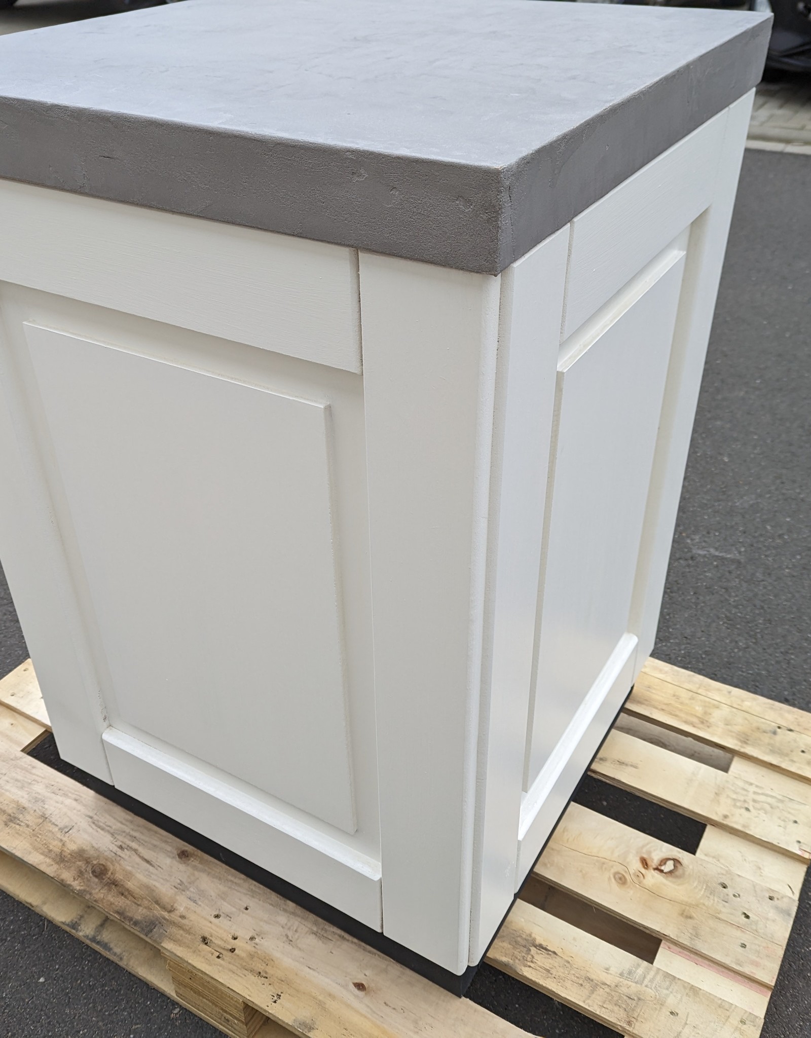 Vintage Ladentheke Mikrozement Platte