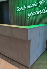 Mikrozement Bar Theke Rezeption Gewachster Beton Mortex
