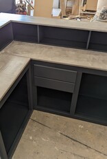 Mikrozement Bar Theke Rezeption Gewachster Beton Mortex