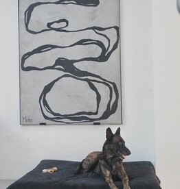 Modern/Organic Art Object Concrete circles