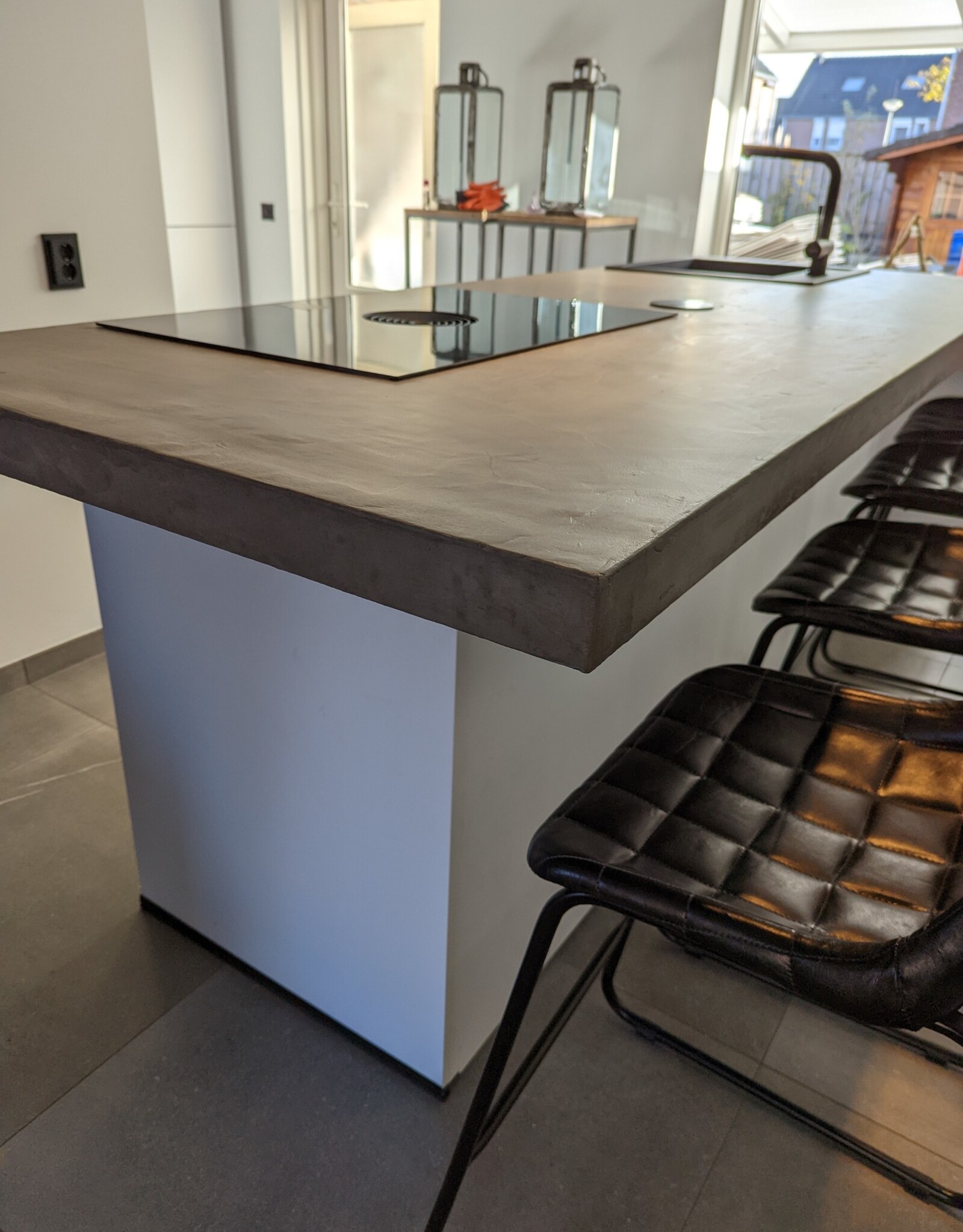 Beton Ciré / Mortex beton Keukenblad / Werkblad