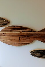 Fisch aus Vintage Holz