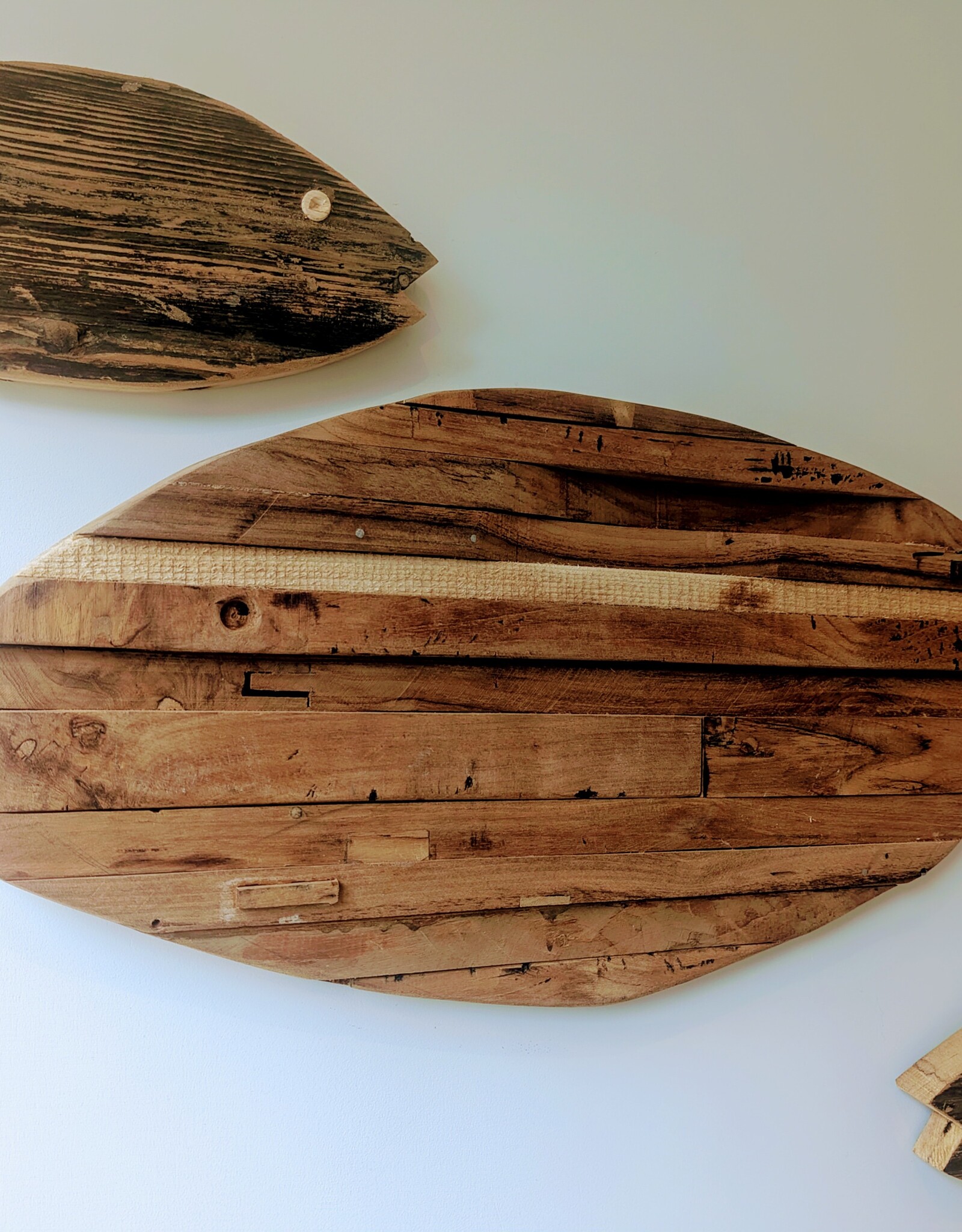 Fisch aus Vintage Holz