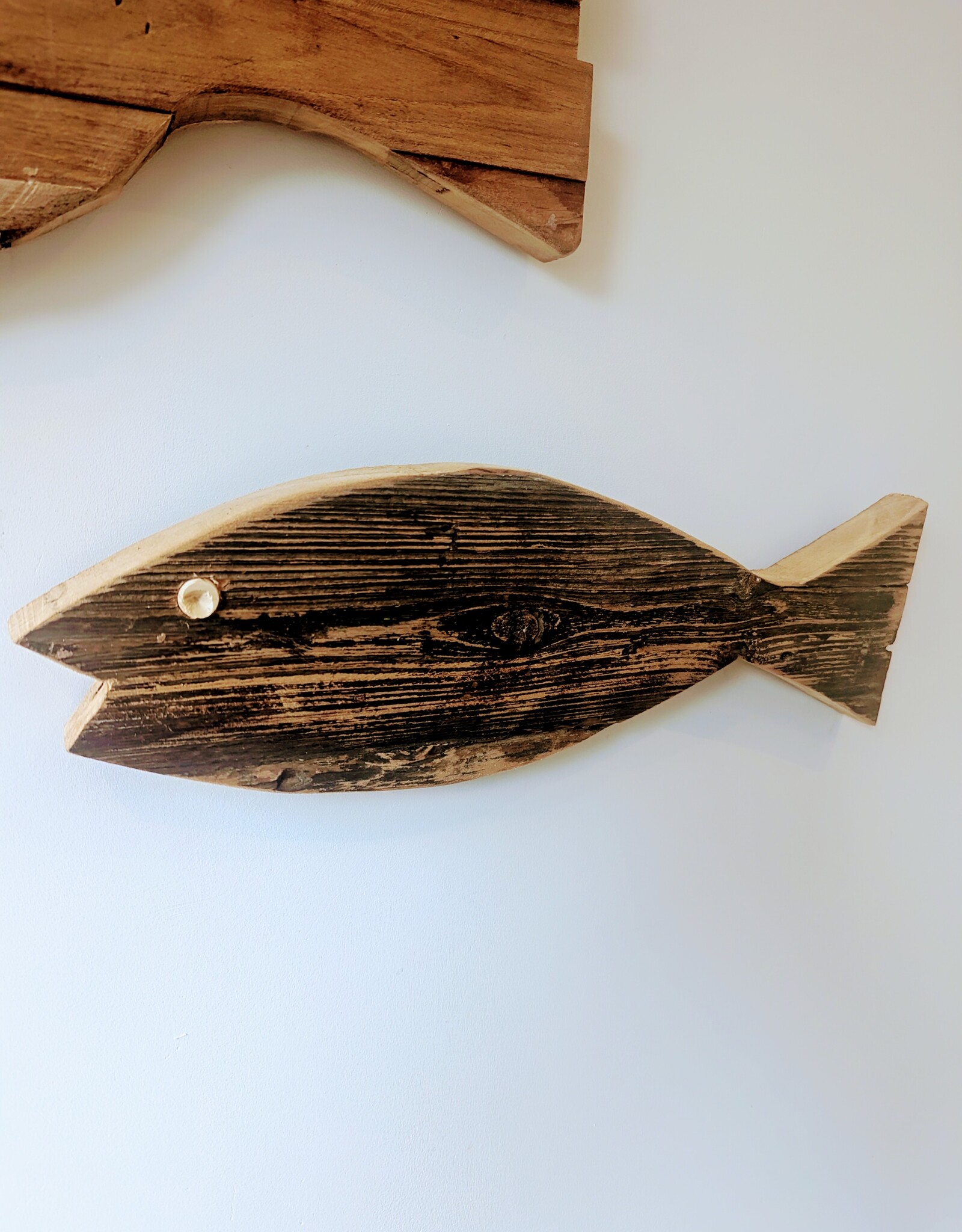 Fisch aus Vintage Holz