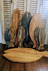 Fisch aus Vintage Holz