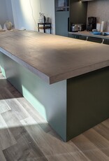Keukeneiland / Bar met Beton Ciré Mortex werkblad