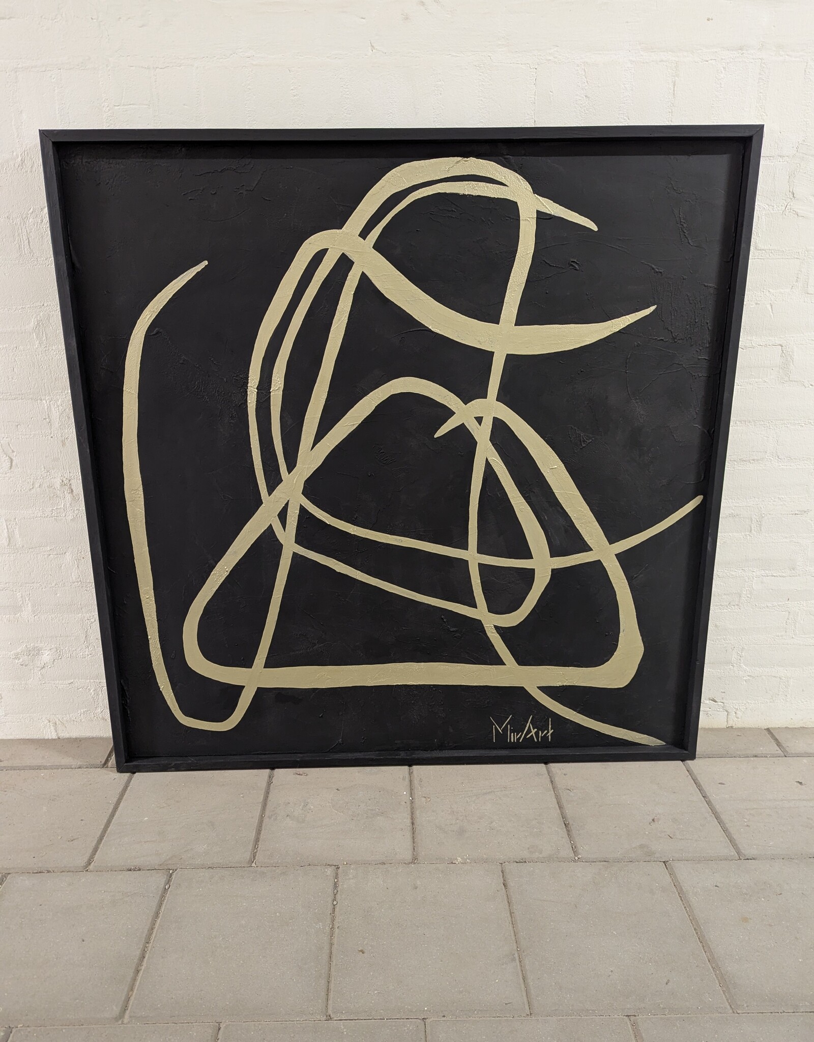 Art Object:  Triangle in Gold
