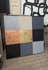 Concrete & Gold Composition