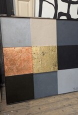 Concrete & Gold Composition