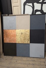 Concrete & Gold Composition