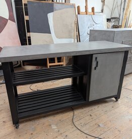 Barbecue furniture / work table with Concrete Top
