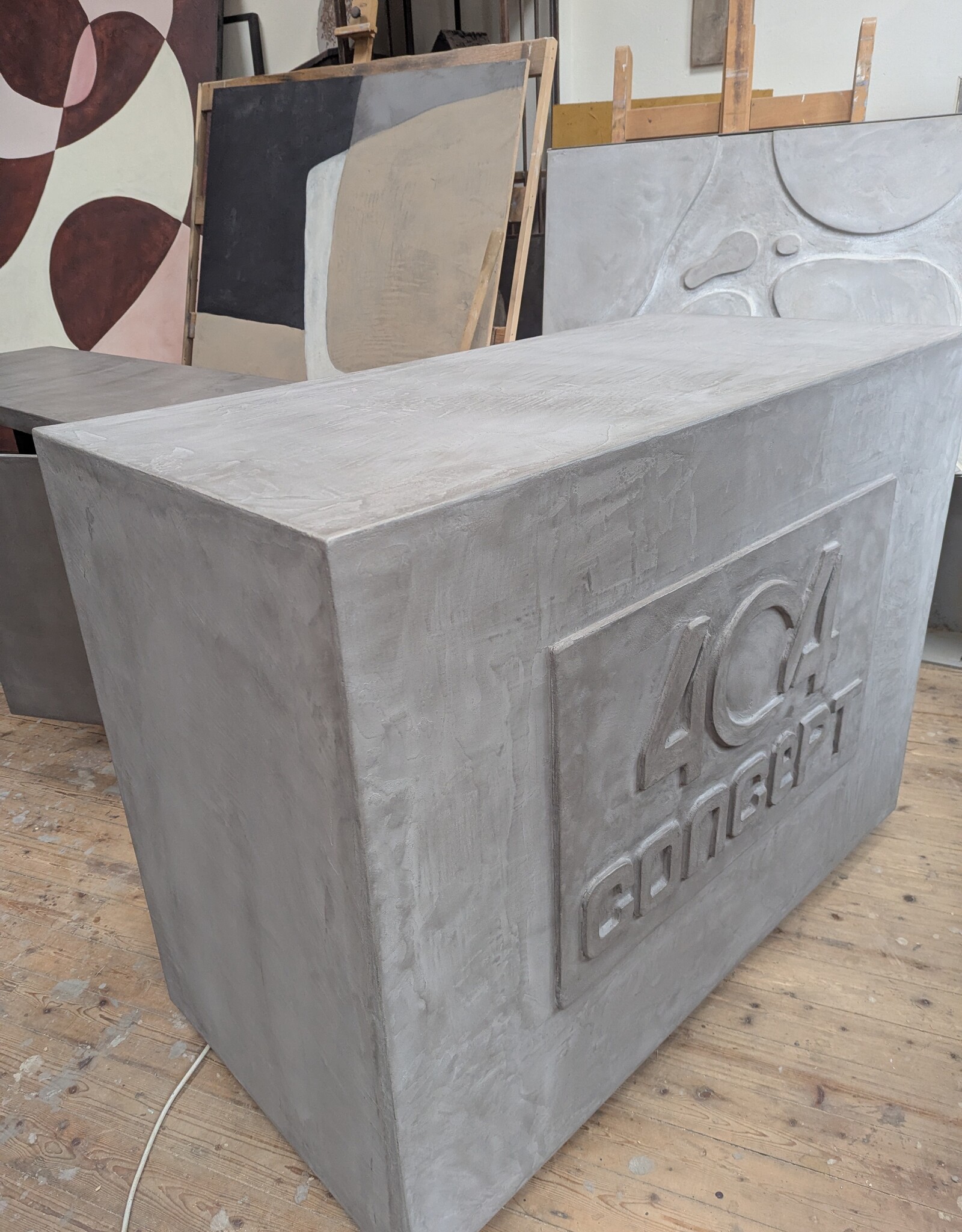 Mass angefertigt Thekenbau Beton Design Mortex