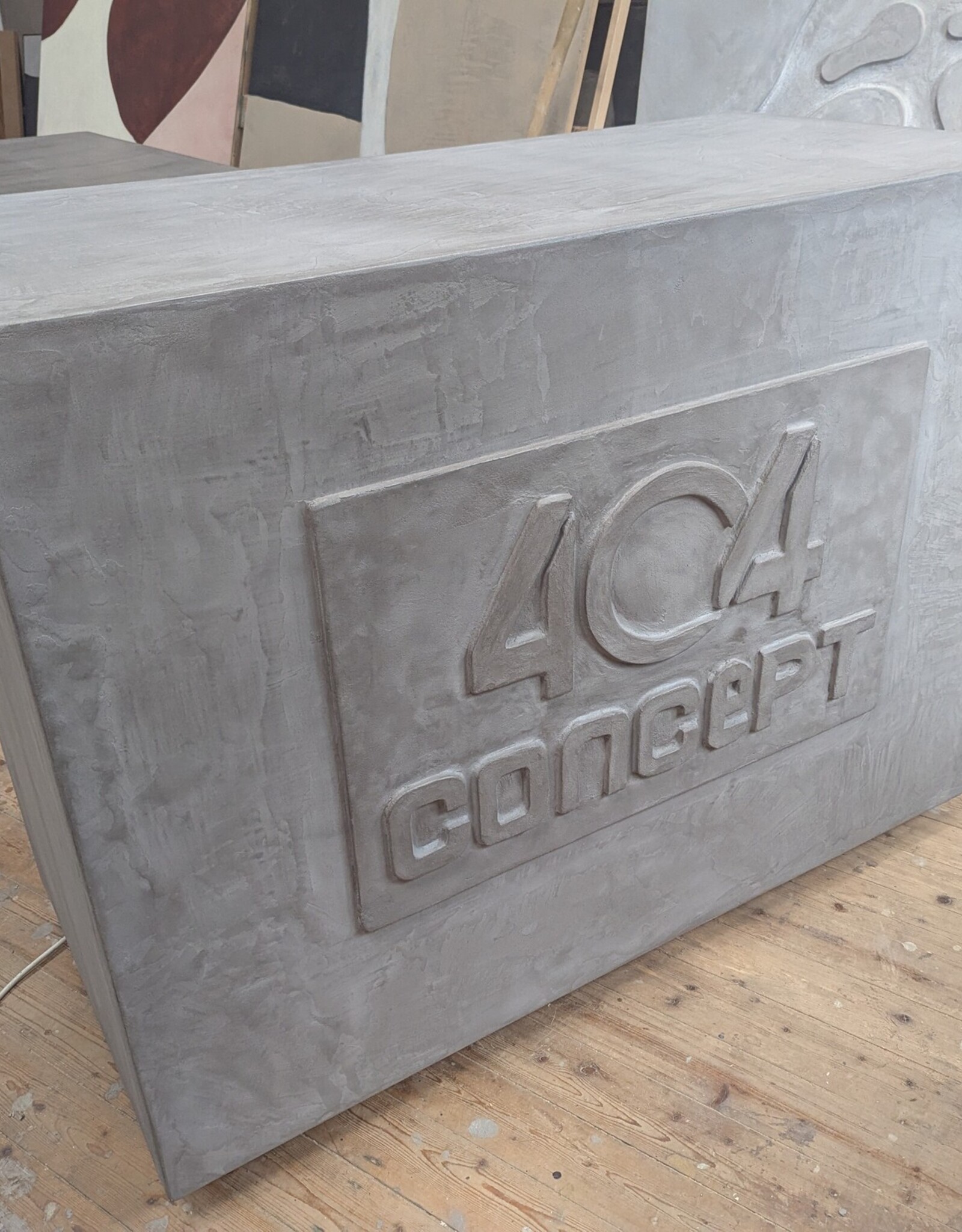 Custom made Counter concrete design Mortex