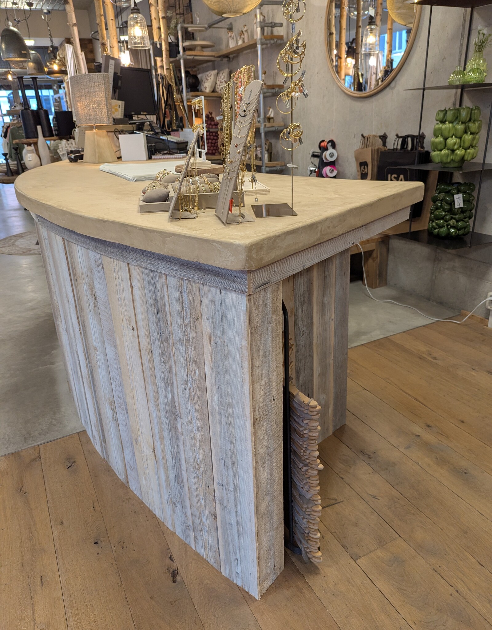 Concrete Worktop  Kitchen Island, Bar of Counter