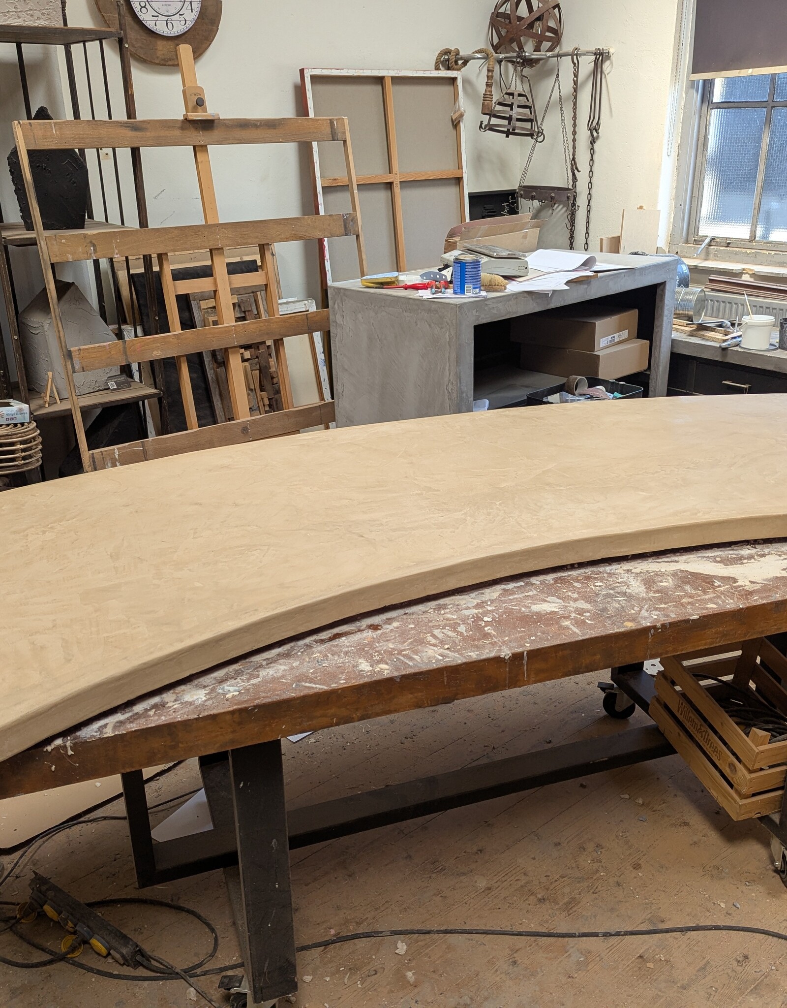 Concrete Worktop  Kitchen Island, Bar of Counter