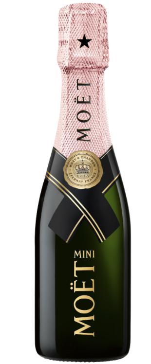 Regeneratief Productie Omhoog Moët & Chandon Rosé MINI champagne (piccolo) - Champagne Babes